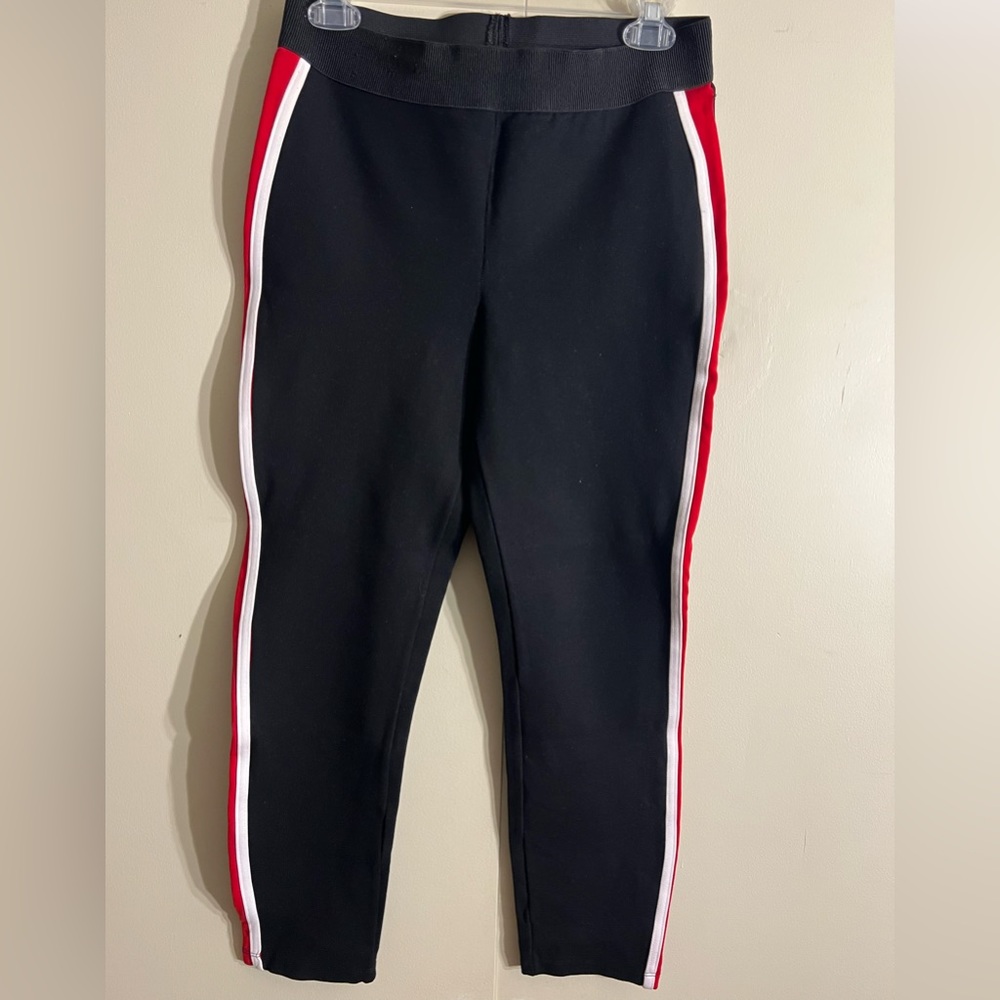 Zara Trendy Tuxedo Stripe Leggings